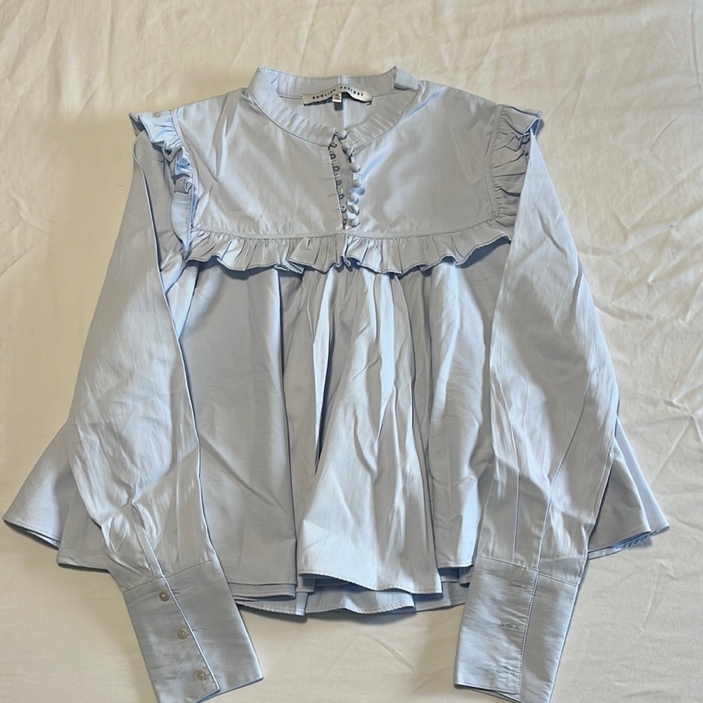 English Factory Ruffle Top XS